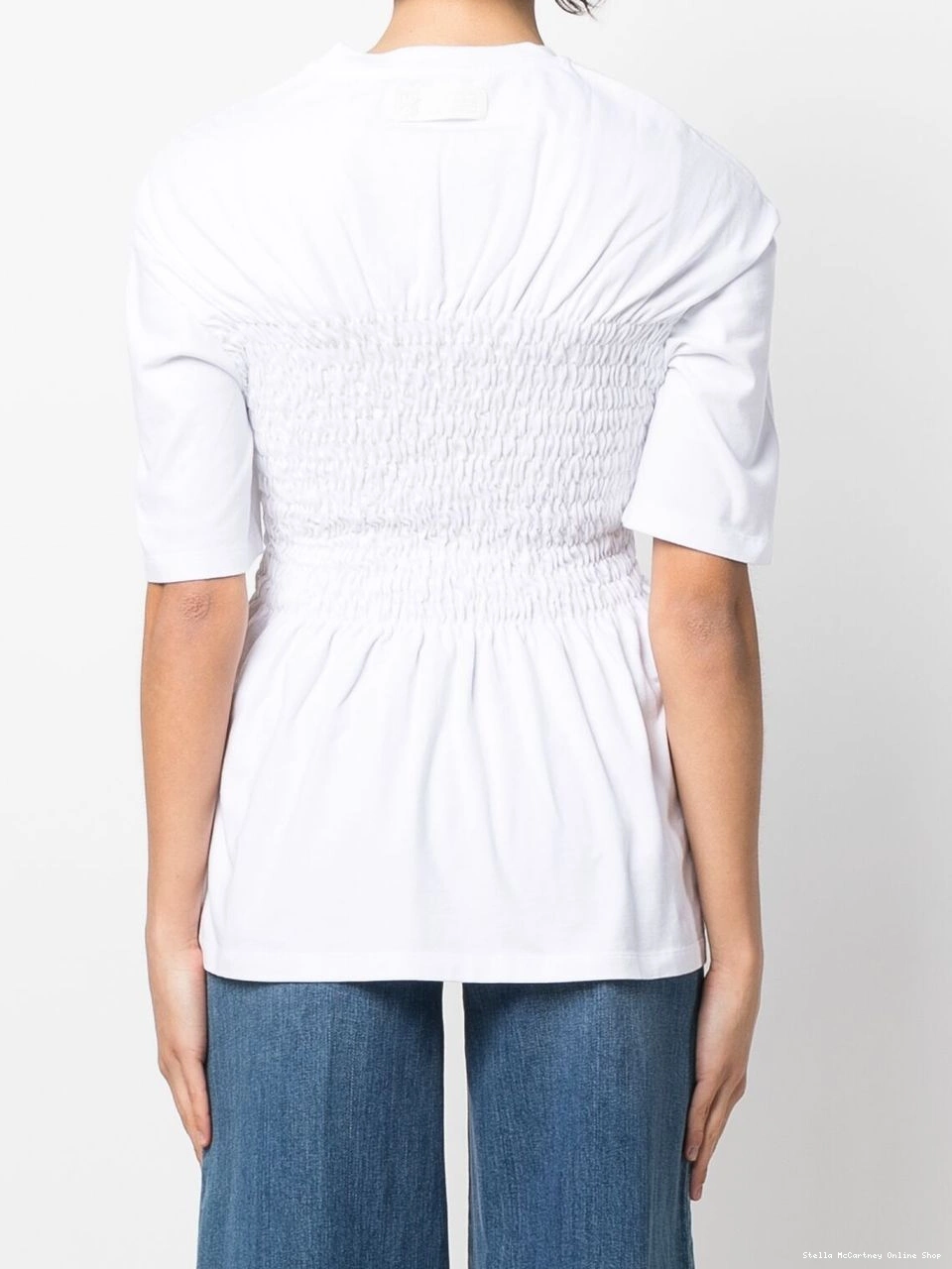 Cheap cotton T-shirt McCartney Stella Women smocked 0728